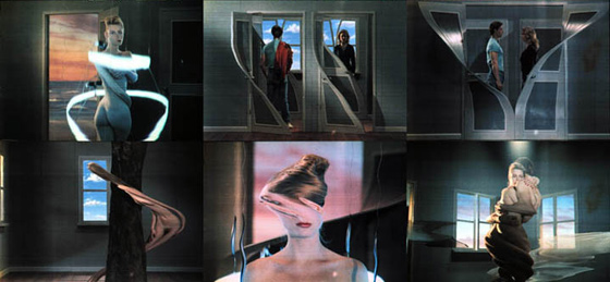 Composite of stills from The Fourth Dimension, Zbigniew Rybczyński, 1988